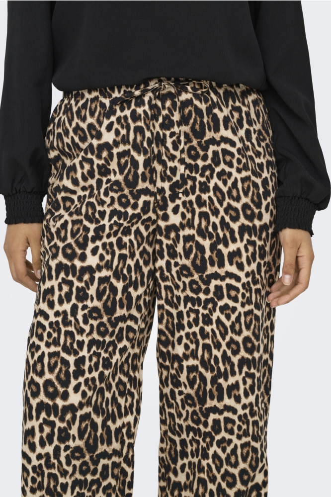 ONLCLARA PULLUP PANT WVN OS 15349052 Black/LEO